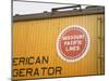 Railroad Box Car Showing the Logo of the Missouri Pacific Railroad-Walker Evans-Mounted Photographic Print