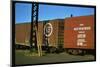 Railroad Box Cars with the Logos of the Atlantic Coast Line and Milwaukee Road Railroads-Walker Evans-Mounted Photographic Print