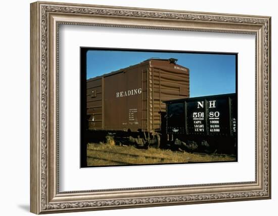 Railroad Box Cars-Walker Evans-Framed Photographic Print