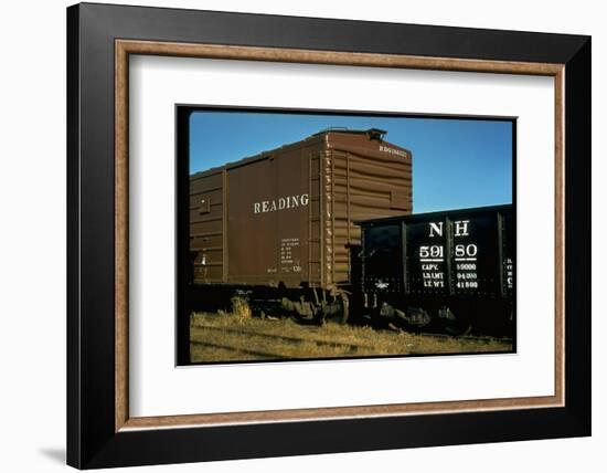 Railroad Box Cars-Walker Evans-Framed Photographic Print