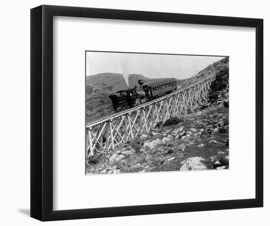 Railroad Climbing Mount Washington-Henry G. Peabody-Framed Photographic Print