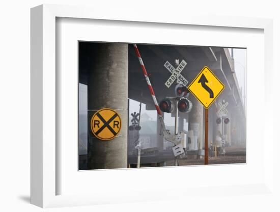 Railroad Crossing-David Winston-Framed Giclee Print