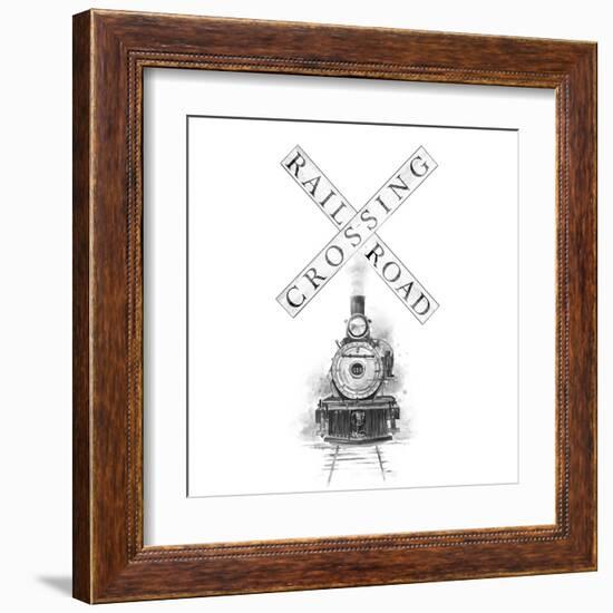 Railroad Crossing-Patricia Pinto-Framed Art Print