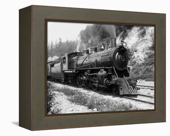 Railroad Locomotive 1443, Circa 1909-Asahel Curtis-Framed Premier Image Canvas