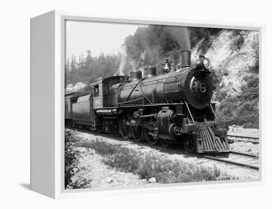 Railroad Locomotive 1443, Circa 1909-Asahel Curtis-Framed Premier Image Canvas