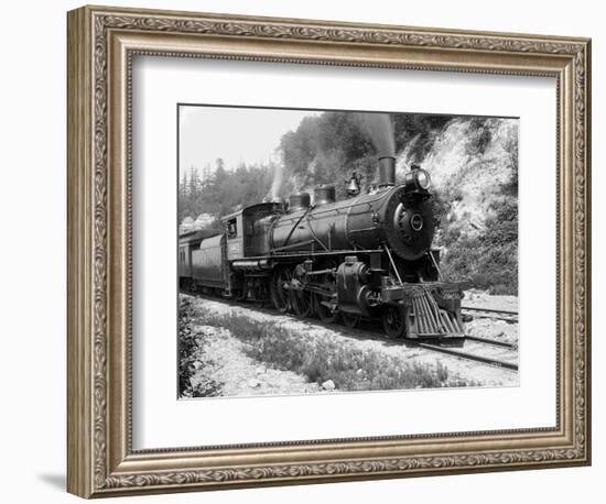 Railroad Locomotive 1443, Circa 1909-Asahel Curtis-Framed Giclee Print