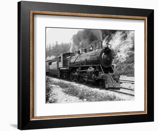 Railroad Locomotive 1443, Circa 1909-Asahel Curtis-Framed Giclee Print