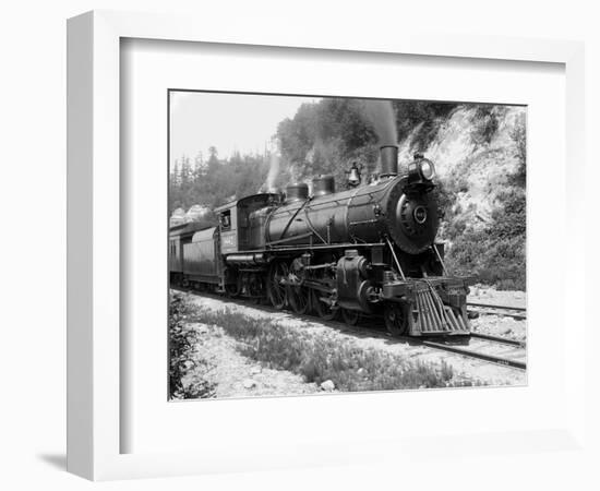 Railroad Locomotive 1443, Circa 1909-Asahel Curtis-Framed Giclee Print