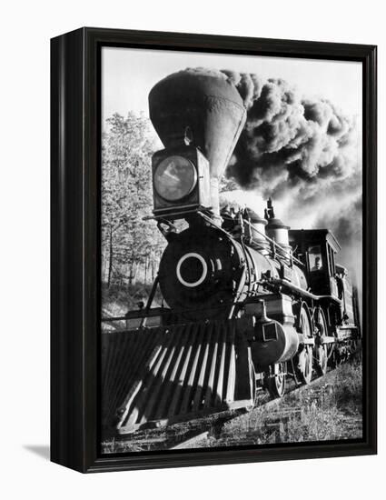 Railroad: Locomotive-null-Framed Premier Image Canvas