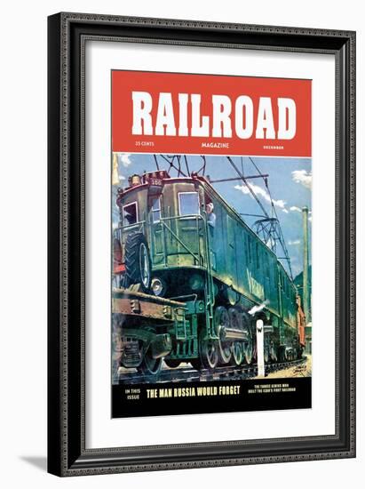 Railroad Magazine: The Virginian, 1952-null-Framed Art Print