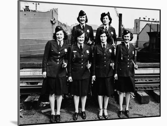 Railroad Police: the Guardettes-null-Mounted Photographic Print