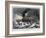 Railroad Snow Scene, 1872-Currier & Ives-Framed Giclee Print