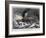 Railroad Snow Scene, 1872-Currier & Ives-Framed Giclee Print