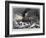 Railroad Snow Scene, 1872-Currier & Ives-Framed Giclee Print