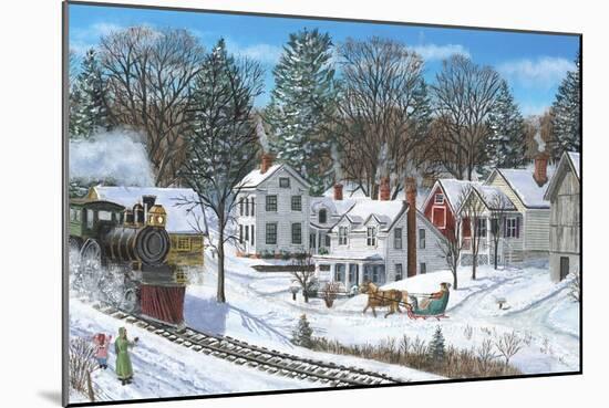 Railroad Town-Bob Fair-Mounted Giclee Print