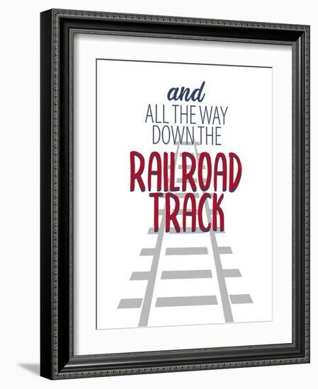 Railroad Track 3-Kimberly Allen-Framed Art Print