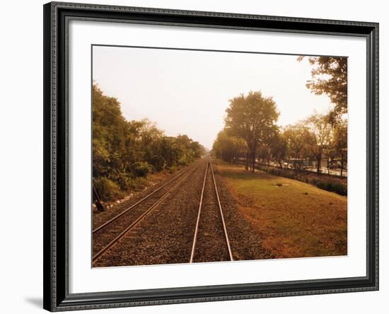 Railroad Track, Bangkok, Thailand-null-Framed Photographic Print