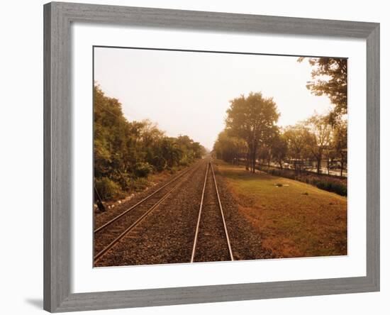 Railroad Track, Bangkok, Thailand-null-Framed Photographic Print