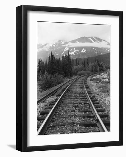 Railroad Tracks, Alaska 85-Monte Nagler-Framed Photographic Print