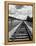 Railroad Tracks Stretching into the Distance-Philip Gendreau-Framed Premier Image Canvas