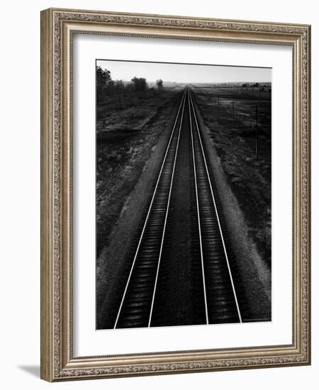 Railroad Tracks-Andreas Feininger-Framed Photographic Print