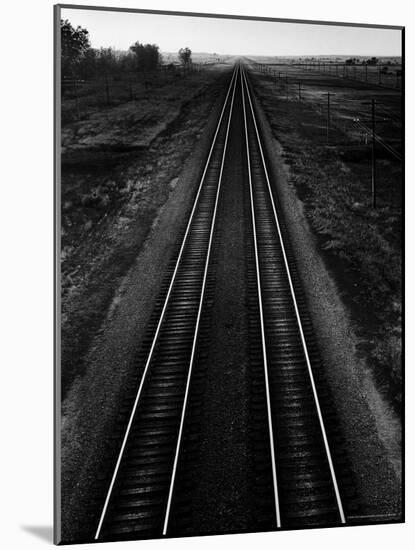 Railroad Tracks-Andreas Feininger-Mounted Photographic Print