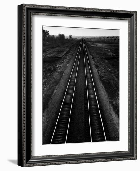 Railroad Tracks-Andreas Feininger-Framed Photographic Print