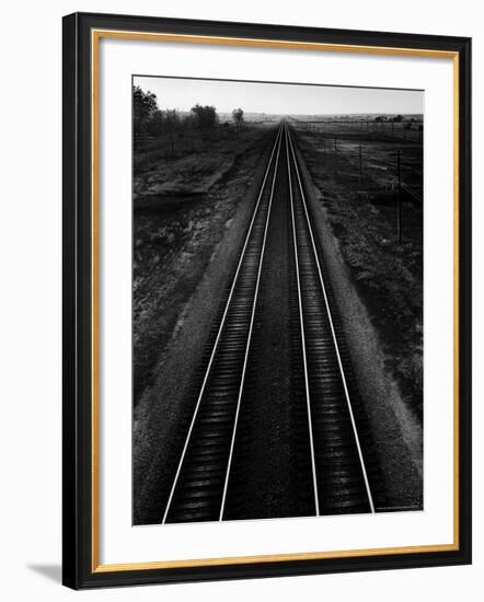 Railroad Tracks-Andreas Feininger-Framed Photographic Print