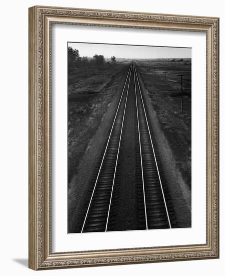 Railroad Tracks-Andreas Feininger-Framed Photographic Print