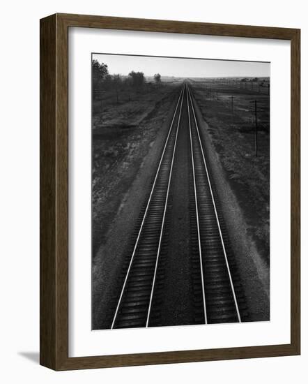 Railroad Tracks-Andreas Feininger-Framed Photographic Print