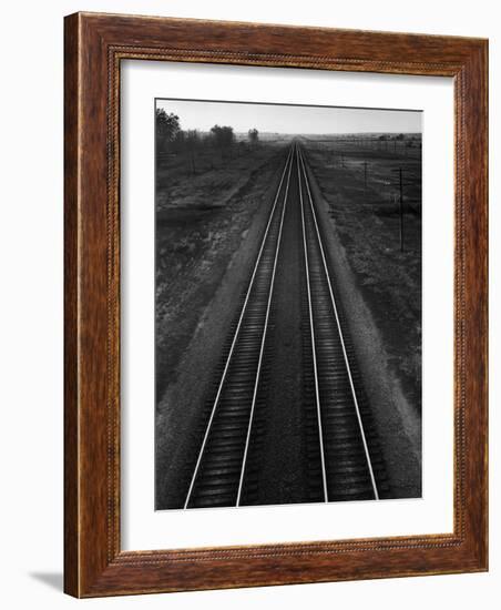 Railroad Tracks-Andreas Feininger-Framed Photographic Print