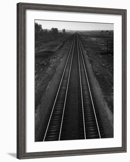 Railroad Tracks-Andreas Feininger-Framed Photographic Print