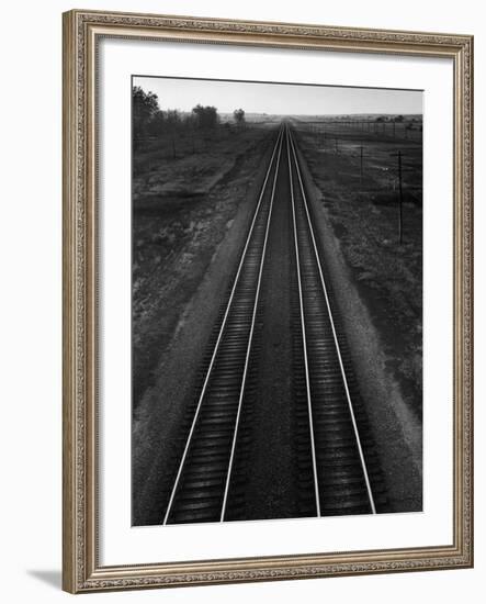 Railroad Tracks-Andreas Feininger-Framed Photographic Print