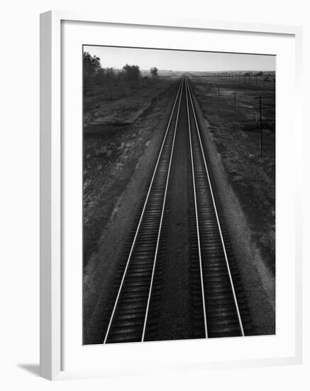 Railroad Tracks-Andreas Feininger-Framed Photographic Print