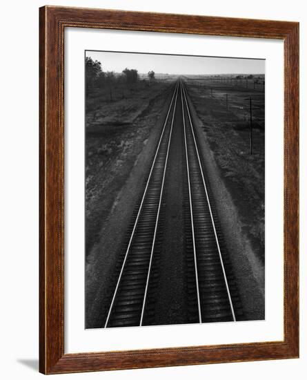 Railroad Tracks-Andreas Feininger-Framed Photographic Print