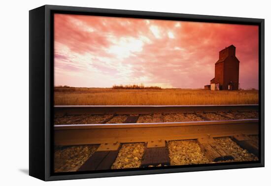 Railroad Tracks-null-Framed Premier Image Canvas