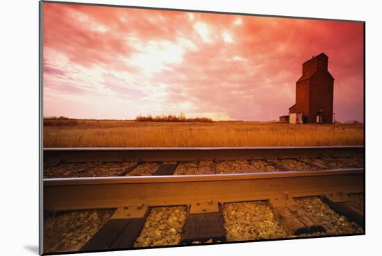 Railroad Tracks-null-Mounted Photographic Print