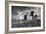 Railroad with Large Grain Stores-Rip Smith-Framed Photographic Print