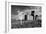 Railroad with Large Grain Stores-Rip Smith-Framed Photographic Print