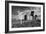 Railroad with Large Grain Stores-Rip Smith-Framed Photographic Print