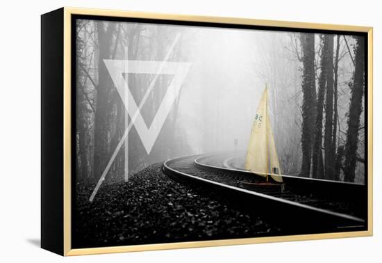 Railroad-Kathryn N/A-Framed Stretched Canvas