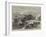 Railway Accident at Antibes, Near Cannes, Dragging for the Dead-null-Framed Giclee Print