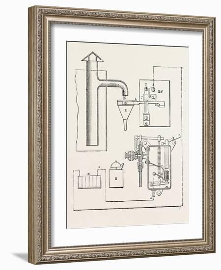 Railway Apparatus at the Paris Electrical Exhibition: Controller for Water Tanks (Lartigue System)-null-Framed Giclee Print