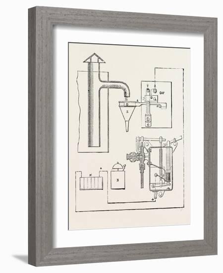 Railway Apparatus at the Paris Electrical Exhibition: Controller for Water Tanks (Lartigue System)-null-Framed Giclee Print