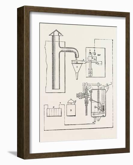 Railway Apparatus at the Paris Electrical Exhibition: Controller for Water Tanks (Lartigue System)-null-Framed Giclee Print