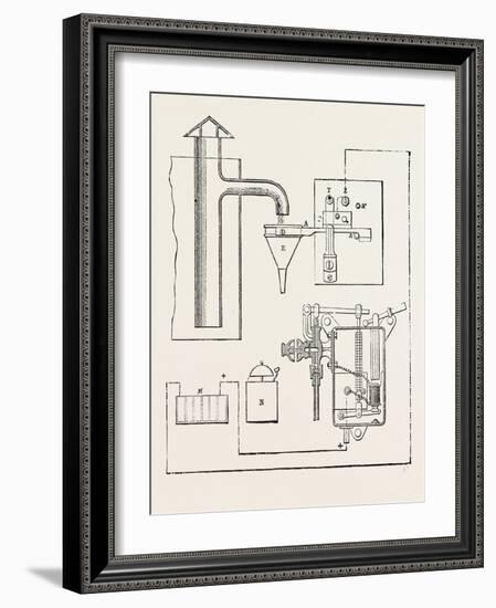 Railway Apparatus at the Paris Electrical Exhibition: Controller for Water Tanks (Lartigue System)-null-Framed Giclee Print