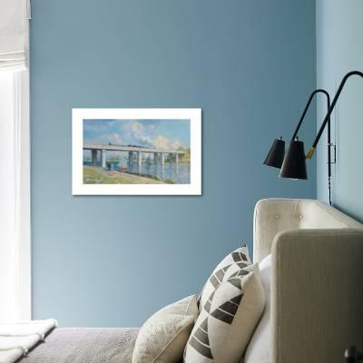 Railway Bridge At Argenteuil 1873 Giclee Print Claude Monet Art Com Railway Bridge At Argenteuil 1873 Giclee Print Claude Monet Art Com