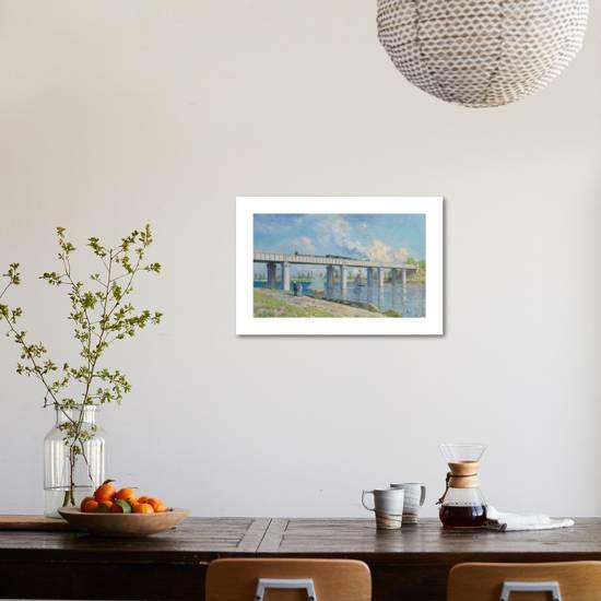 Railway Bridge At Argenteuil 1873 Giclee Print Claude Monet Art Com Railway Bridge At Argenteuil 1873 Giclee Print Claude Monet Art Com