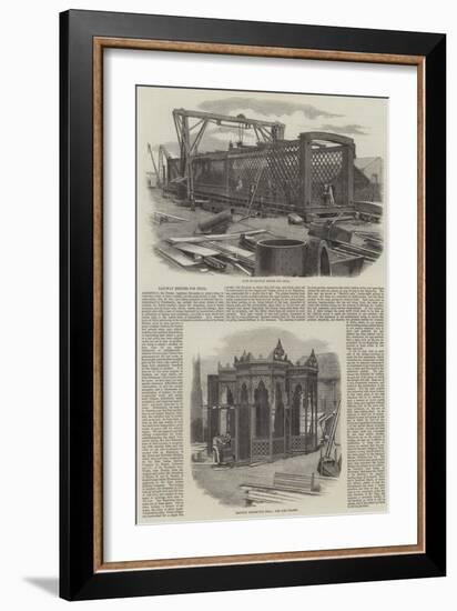 Railway Bridges for India-null-Framed Giclee Print