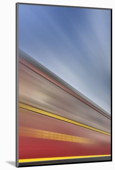 Railway Car, Lettering, Dining Car, Heaven, Sky, Blur-Harald Schšn-Mounted Photographic Print